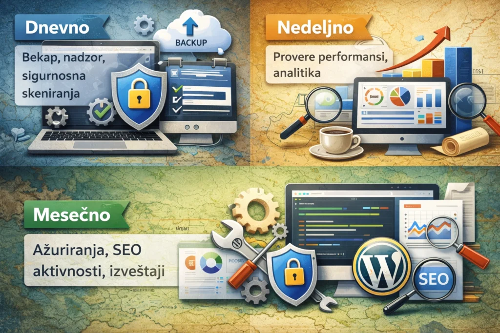 Redovno Održavanje Sajta i Optimizacija Performansi