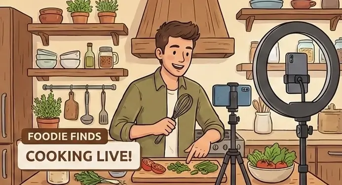 Influenser prikazuje proizvod na Instagramu i TikToku