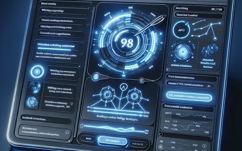 WordPress editor sa AI SEO asistentom koji prikazuje real-time optimizaciju sadržaja i interne link preporuke
