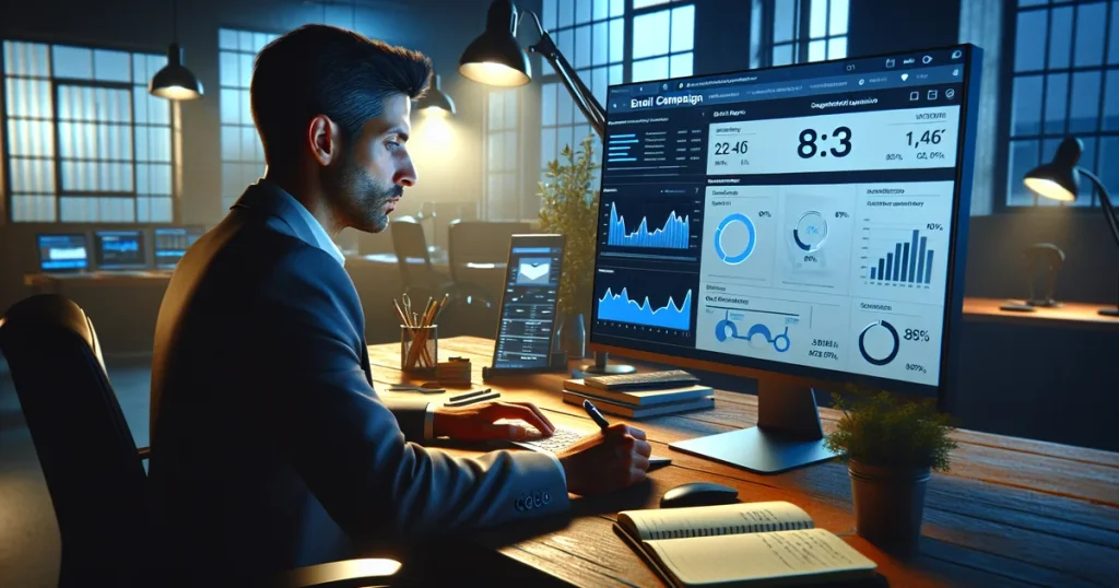 Email marketing open rate poboljšanje analitika na monitoru