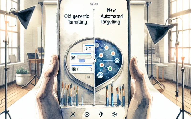 Poređenje starog i novog Meta Advantage+ targeting sistema za facebook ads optimizaciju u 2026