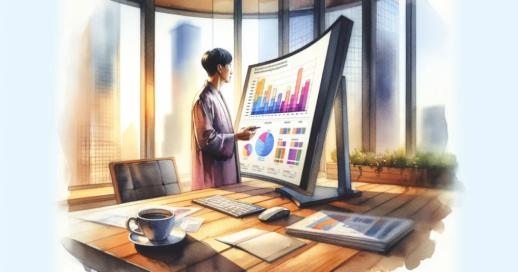 Prikaz Google Ads cena i CPC podataka po industrijama na monitoru - google ads cena srbija
