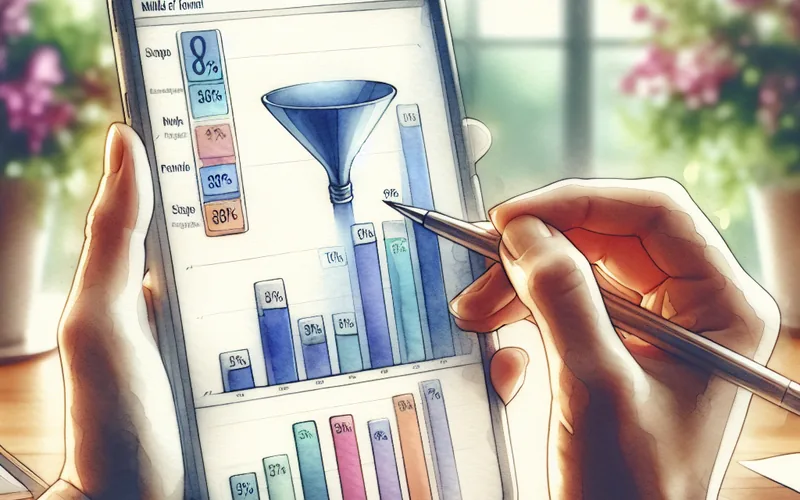 Merenje faza marketing levka TOFU MOFU BOFU na analytics dashboard