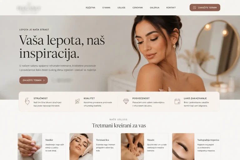 Case Study Kozmetički salon - marketing performansi