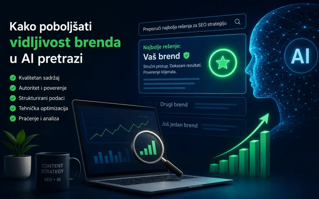 Kako poboljšati vidljivost vašeg brenda u AI