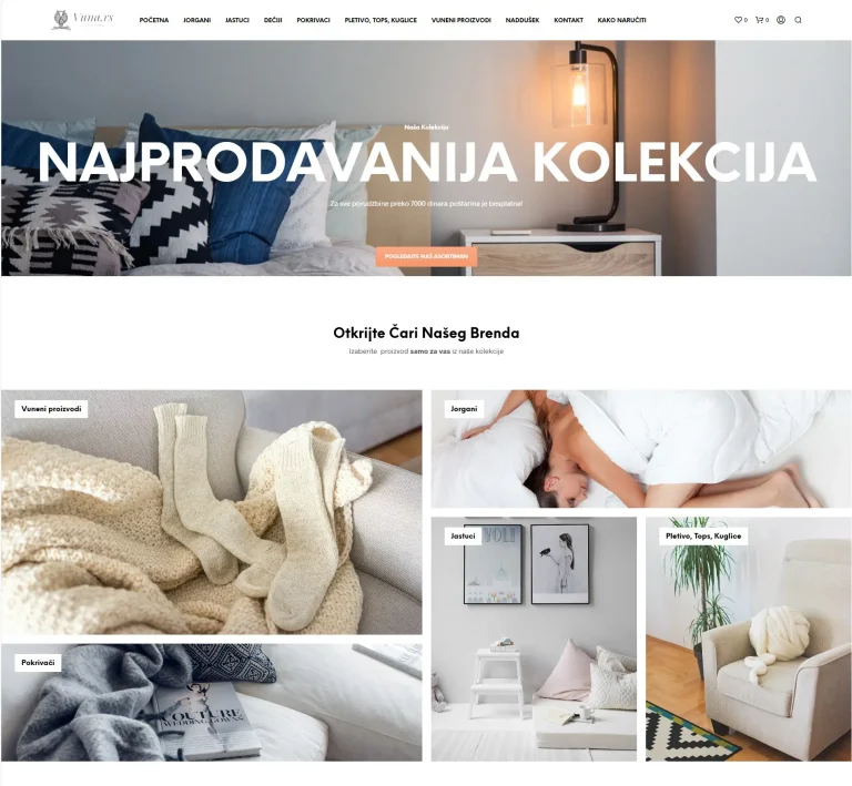 Case Study Vuna.rs – razvoj webshop platforme, branding i digitalni marketing strategija